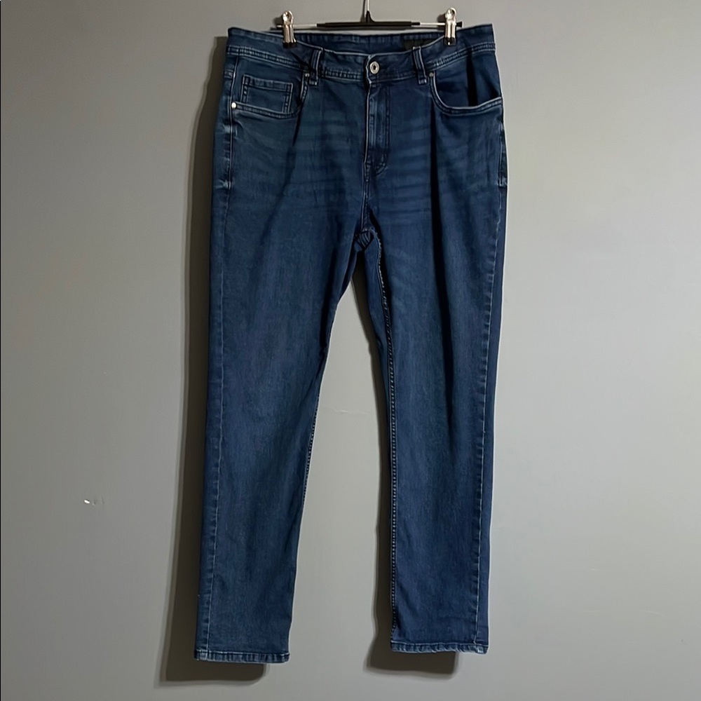 NYC "The perfect Jean" Blue Jeans slim thick 34x32